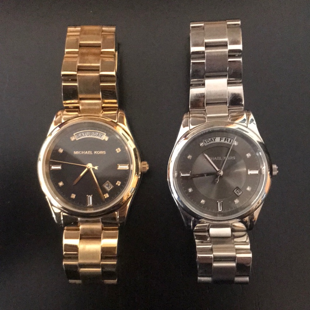 Pair of Preowned Michael Kors Women’s Watches
